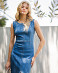 Denim Midi Dress