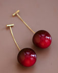 Cherry Drop Earrings