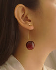 Cherry Drop Earrings