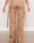 Women's Mid Rise Cargo Pants Khaki