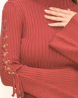 Bell Sleeve Sweater Top