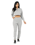 Crop Pullover and Jogger Set