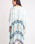 Women's Abstract Pattern Cover Up Kimono