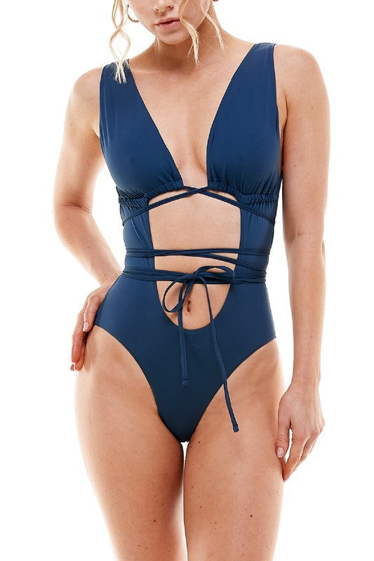 Strappy Cut Out One-Piece