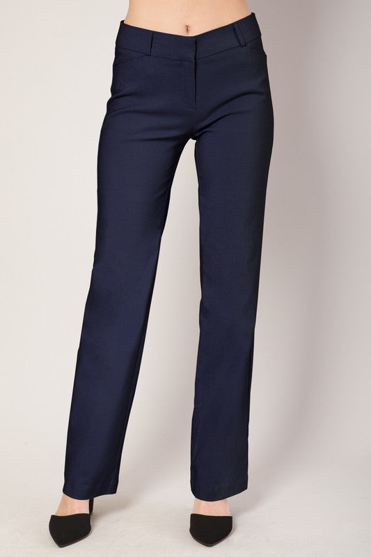 dress pants boot cut Boot Cut Dress Pants S / Navy