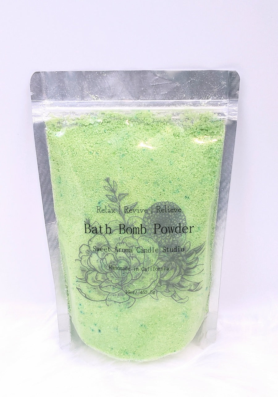 Cucumber Bath Bomb Powder