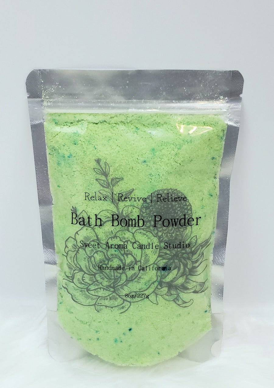 Cucumber Bath Bomb Powder