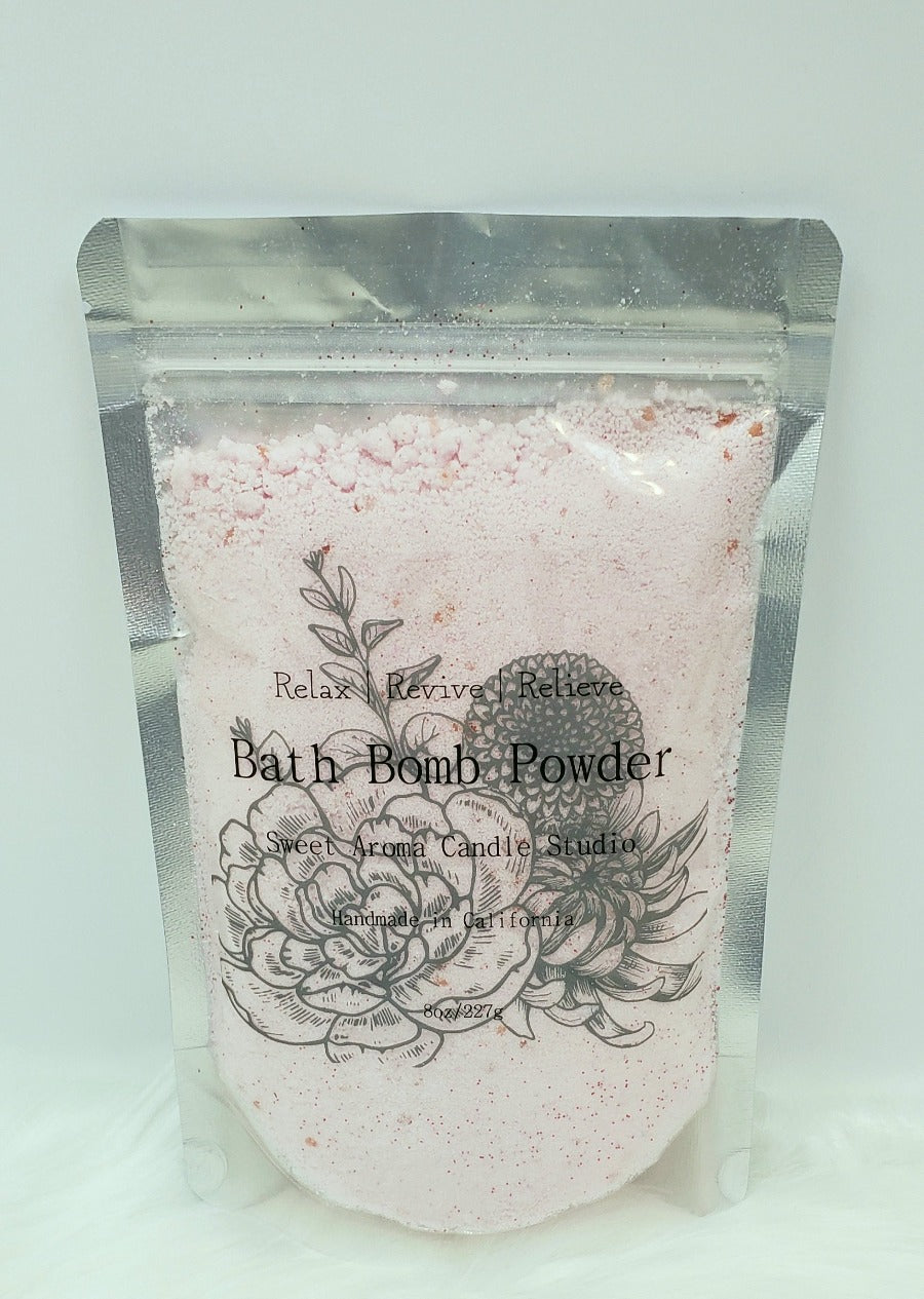 Rose Bath Bomb Powder