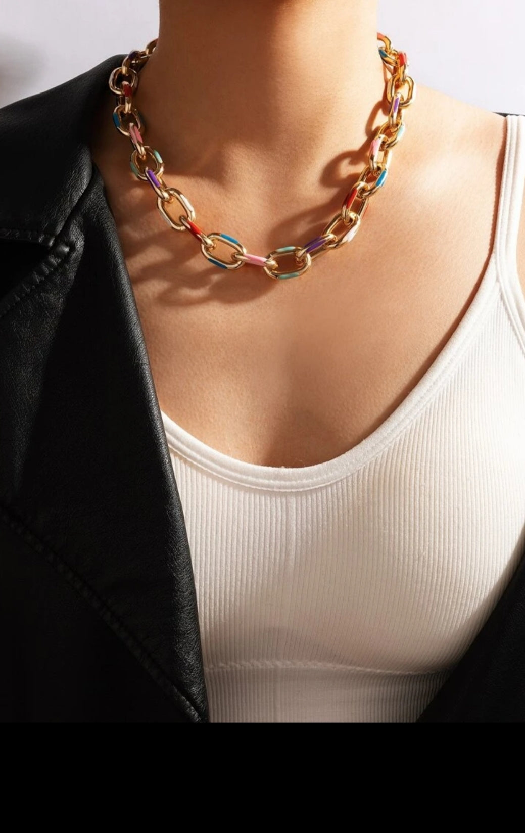Multi Colored Chain – Dominique Nicole Boutique