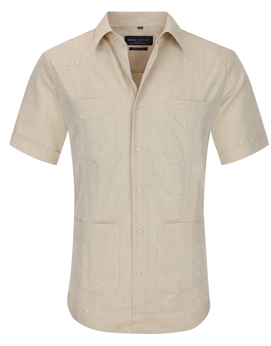 Men&#39;s Short Sleeve Guayabera Shirt