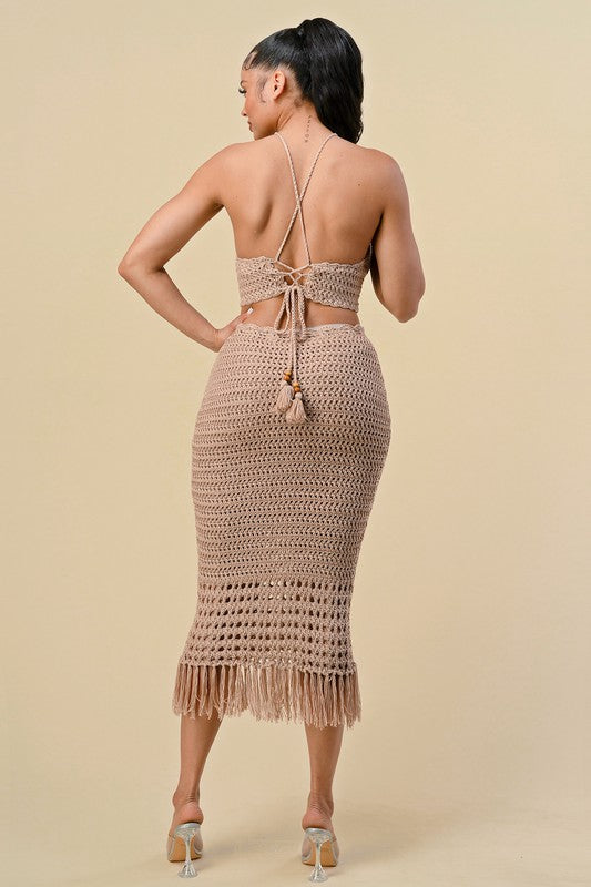Crochet Skirt and Top Set
