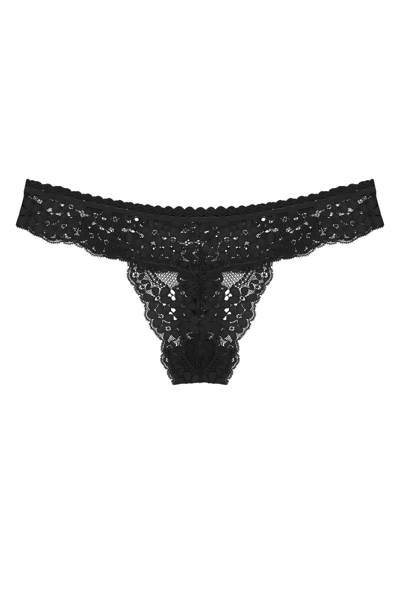 Floral Lace Thong