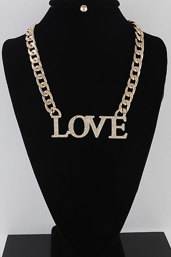 Bulk Love Chain Necklace