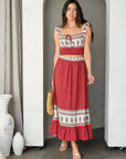 Bohemian Top and Skirt Set