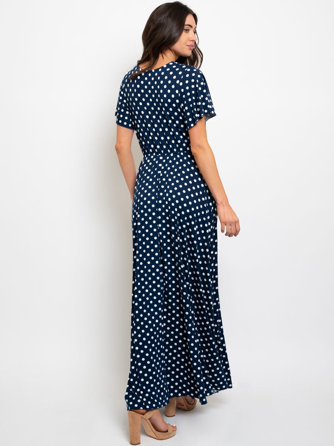 Polka Dot Maxi Dress